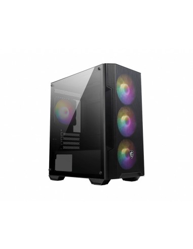 Caja ordenador gaming msi mag forge m100a m - atx 4 x 120mm 1 x usb 3.2 2 x usb 2.0 rgb