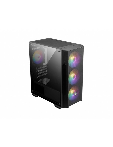 Caja ordenador gaming msi mag forge m100a m - atx 4 x 120mm 1 x usb 3.2 2 x usb 2.0 rgb