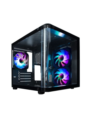 Caja ordenador gaming coolbox gm100 vision argb microatx