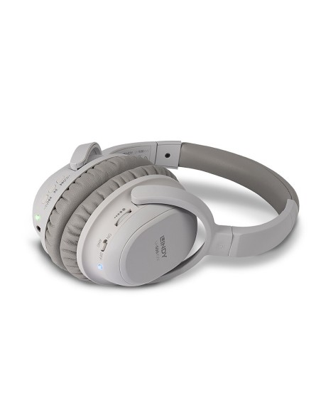 Lindy LH500XW Auriculares Inalámbrico y alámbrico Diadema Llamadas Música MicroUSB Bluetooth Gris