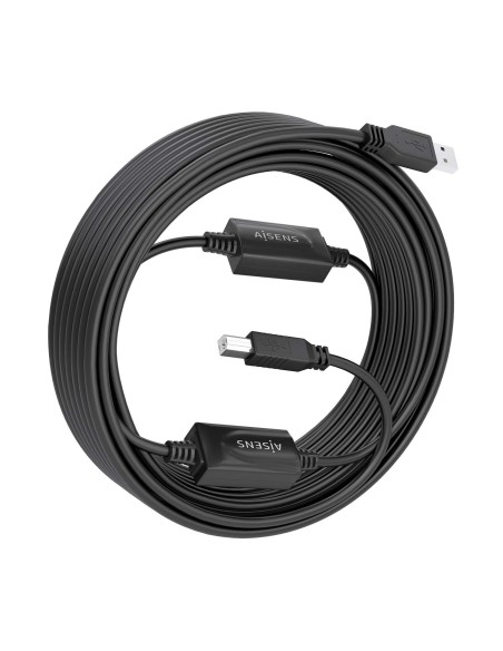 CABLE AISENS USB 2.0 AMPLIFICADOR TIPO A M-B M NEGRO 15M