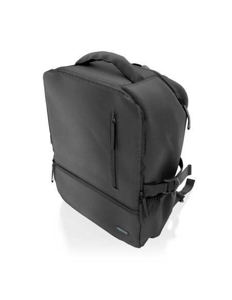 MOCHILA AISENS DEPORTIVA REPELENTE AL AGUA PORTATIL 15,6" NEGRO