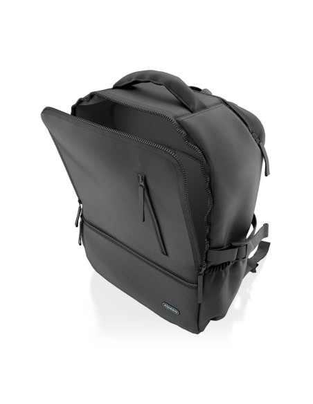MOCHILA AISENS DEPORTIVA REPELENTE AL AGUA PORTATIL 15,6" NEGRO
