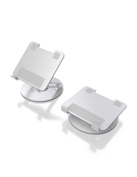 SOPORTE SOBREMESA AISENS AJUSTABLE GIRATORIO PORTATIL TABLET 7"-13" PLATA