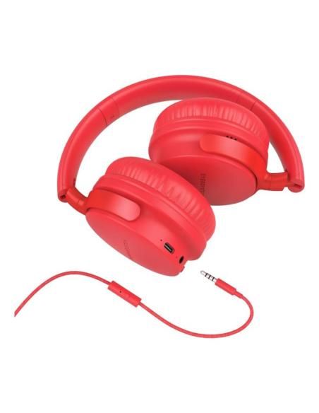 Auriculares energy sistem style 3 inalambrico rojo