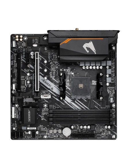 PLACA BASE GIGABYTE B550M AORUS ELITE  AX AM4 MATX 4XDDR4