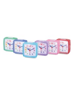 RELOJ DESPERTADOR NIÑOS TREVI SL 3047 RAINBOW ALARM MIX COLOR