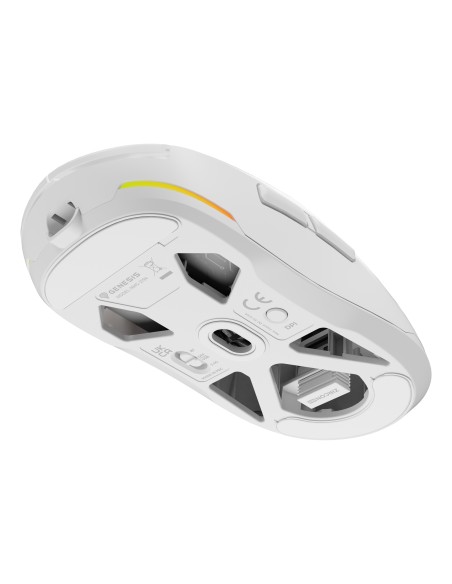 RATON GAMING GENESIS ZIRCON 660 PRO WIRELESS BT USB 26000 DPI BLANCO