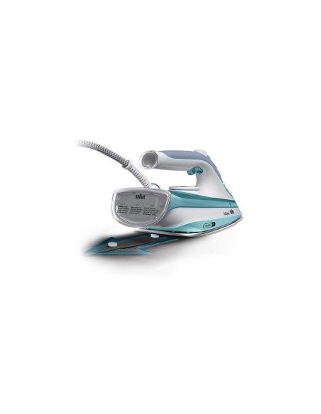 PLANCHA DE VAPOR BRAUN TEXSTYLE 5 SI5017GR 2700W GRIS-TURQUESA