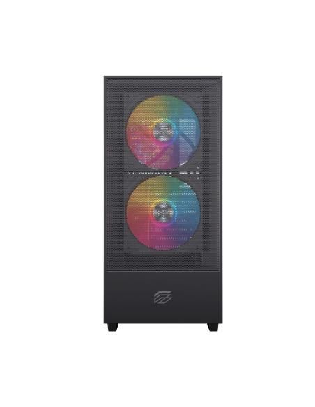 CAJA ATX SEMITORRE EINAREX P100 RGB NEGRA 3 FANS EXCS-PL-100R-B