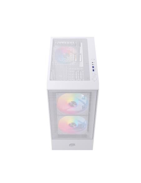 CAJA ATX SEMITORRE EINAREX P100 RGB BLANCA 3 FANS EXCS-PL-100R-W