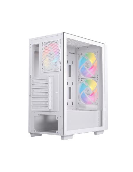 CAJA ATX SEMITORRE EINAREX P100 RGB BLANCA 3 FANS EXCS-PL-100R-W
