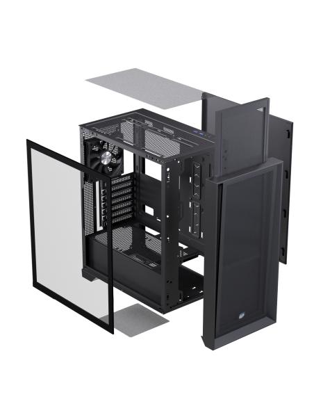 CAJA ATX SEMITORRE EINAREX P600 CORE NEGRA EXCS-PL-600C-B