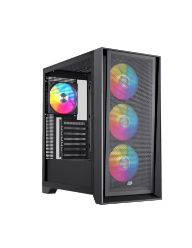 CAJA ATX SEMITORRE EINAREX P600 RGB 4 FANS NEGRA EXCS-PL-600R-B