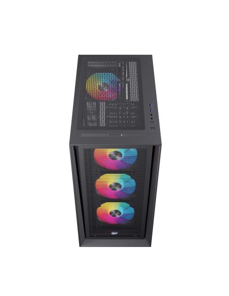 CAJA ATX SEMITORRE EINAREX P600 RGB 4 FANS NEGRA EXCS-PL-600R-B