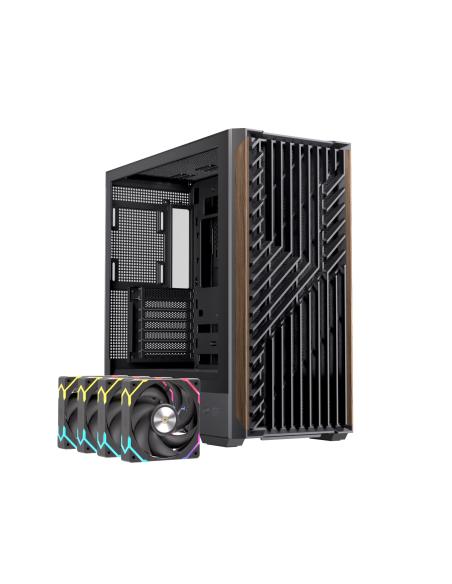 CAJA ATX SEMITORRE EINAREX P800 RGB 4 FANS NEGRA EXCS-PL-800R-B