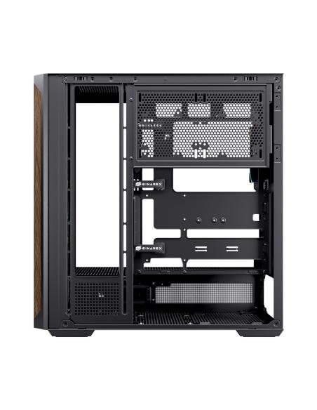 CAJA ATX SEMITORRE EINAREX P800 RGB 4 FANS NEGRA EXCS-PL-800R-B