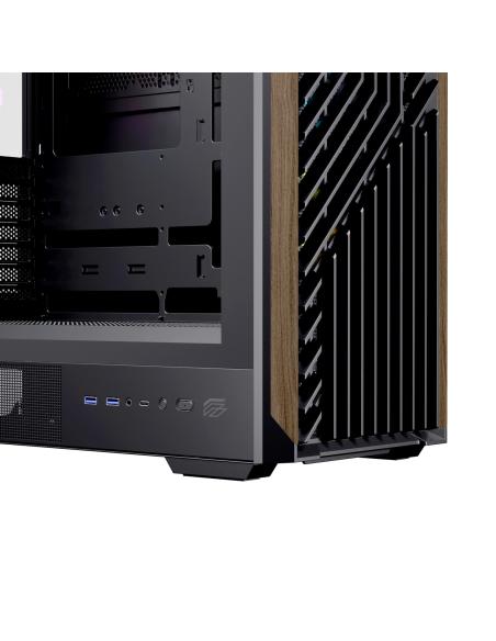 CAJA ATX SEMITORRE EINAREX P800 RGB 4 FANS NEGRA EXCS-PL-800R-B