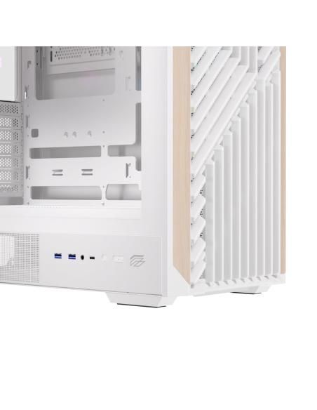 CAJA ATX SEMITORRE EINAREX P800 RGB 4 FANS BLANCA EXCS-PL-800R-W