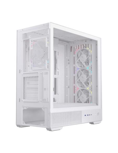 CAJA ATX SEMITORRE EINAREX P800 RGB 4 FANS BLANCA EXCS-PL-800R-W