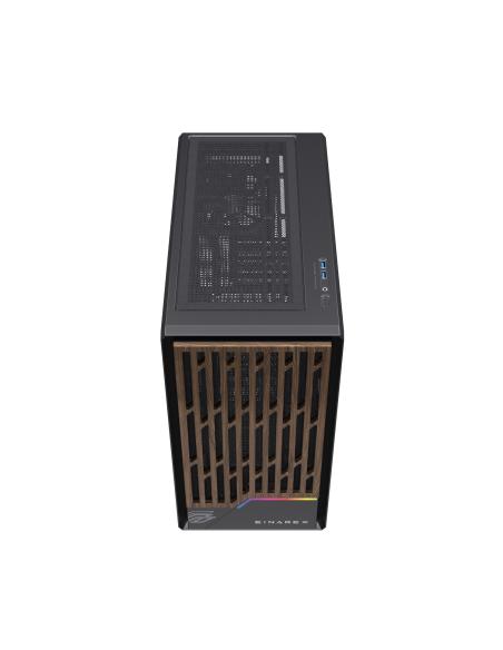 CAJA MICRO-ATX SEMITORRE EINAREX PM400 CORE NEGRA EXCS-PM-400C-B