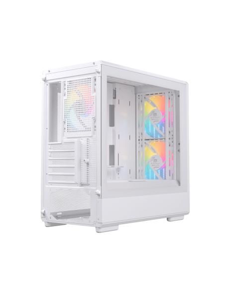 CAJA MICRO-ATX SEMITORRE EINAREX PM400 RGB 3 FANS BLANCA EXCS-PM-400R-W