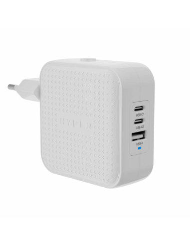 HYPER 70W USB-C GAN TRAVEL CHARGER (3C+1A) - WHITE