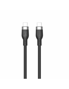 HYPER 2M SILICONE 240W USB-C CHARGING CABLE - BLACK