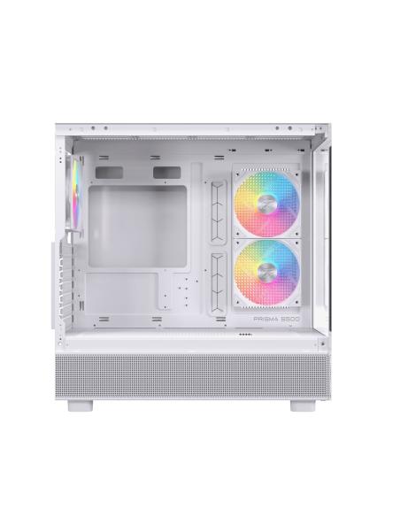CAJA ATX SEMITORRE EINAREX S500 RGB 3 FANS BLANCA EXCS-PR-500R-W
