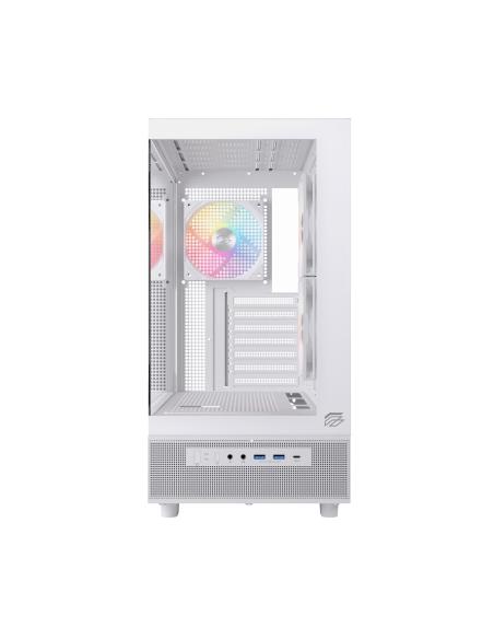 CAJA ATX SEMITORRE EINAREX S500 RGB 3 FANS BLANCA EXCS-PR-500R-W