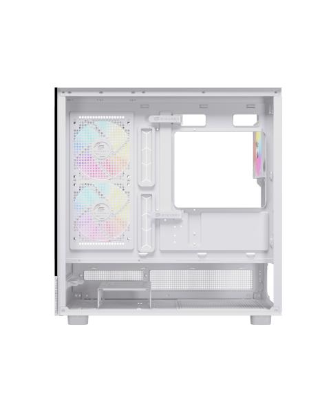 CAJA ATX SEMITORRE EINAREX S500 RGB 3 FANS BLANCA EXCS-PR-500R-W