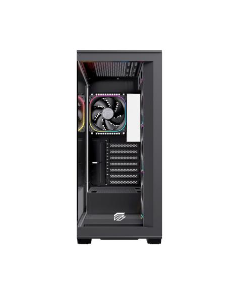 CAJA ATX SEMITORRE EINAREX S700 RGB 4 FANS NEGRA EXCS-PR-700R-B