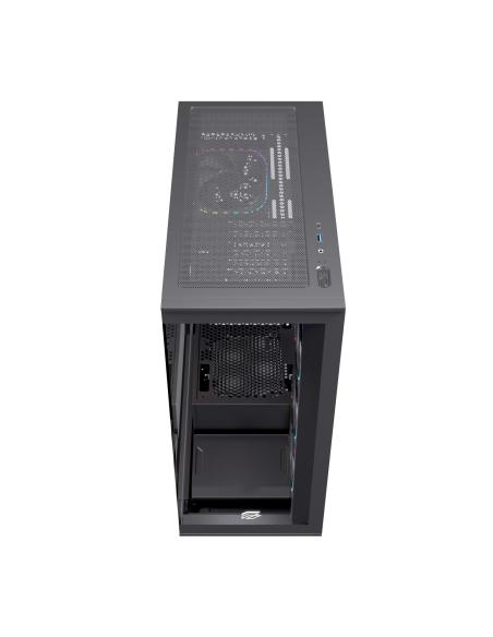 CAJA ATX SEMITORRE EINAREX S700 RGB 4 FANS NEGRA EXCS-PR-700R-B