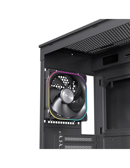 CAJA ATX SEMITORRE EINAREX S700 RGB 4 FANS NEGRA EXCS-PR-700R-B