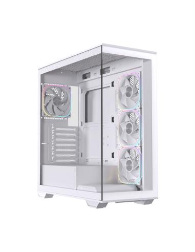CAJA ATX SEMITORRE EINAREX S700 RGB 4 FANS BLANCA EXCS-PR-700R-W