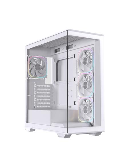 CAJA ATX SEMITORRE EINAREX S700 RGB 4 FANS BLANCA EXCS-PR-700R-W