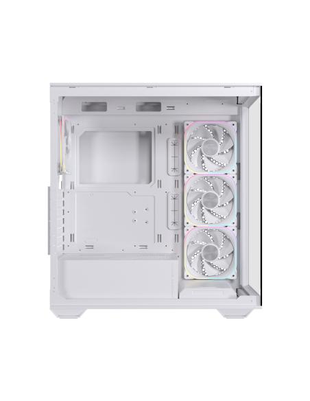 CAJA ATX SEMITORRE EINAREX S700 RGB 4 FANS BLANCA EXCS-PR-700R-W