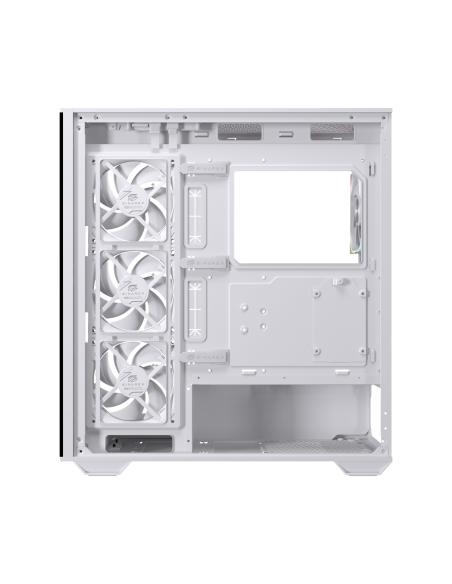 CAJA ATX SEMITORRE EINAREX S700 RGB 4 FANS BLANCA EXCS-PR-700R-W