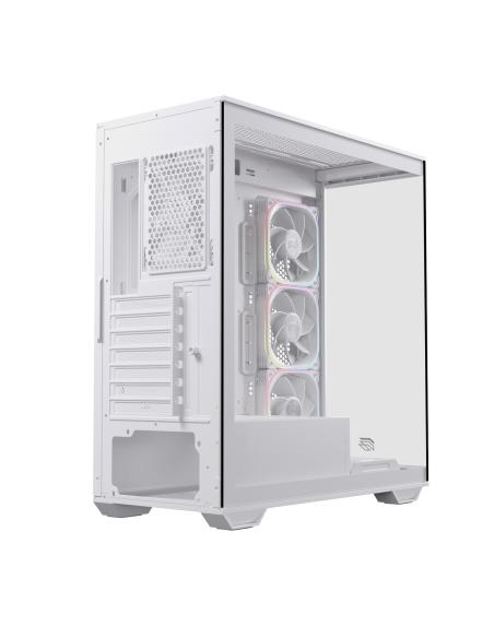 CAJA ATX SEMITORRE EINAREX S700 RGB 4 FANS BLANCA EXCS-PR-700R-W