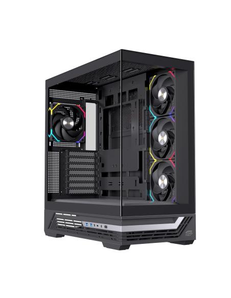 CAJA ATX SEMITORRE EINAREX S800 RGB 4 FANS NEGRA EXCS-PR-800R-B