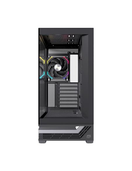 CAJA ATX SEMITORRE EINAREX S800 RGB 4 FANS NEGRA EXCS-PR-800R-B