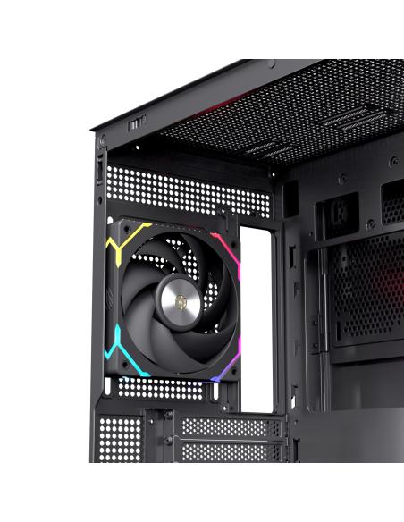 CAJA ATX SEMITORRE EINAREX S800 RGB 4 FANS NEGRA EXCS-PR-800R-B