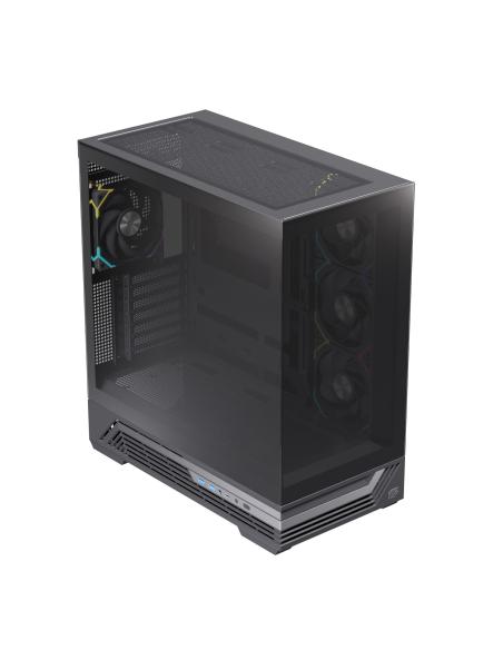 CAJA ATX SEMITORRE EINAREX S800 RGB 4 FANS NEGRA EXCS-PR-800R-B