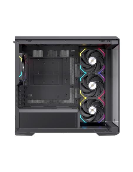 CAJA MICRO-ATX SEMITORRE EINAREX ZM800 RGB 4 FANS NEGRA EXCS-ZM-800R-B