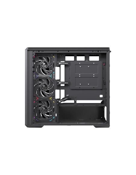 CAJA MICRO-ATX SEMITORRE EINAREX ZM800 RGB 4 FANS NEGRA EXCS-ZM-800R-B