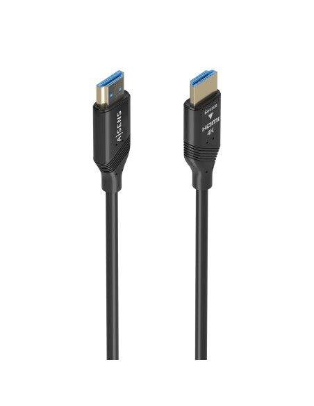 CABLE HDMI AISENS V2.0 OPTICO ACTIVO AOC 4K60HZ 18GBPS A M-A M 25M NEGRO