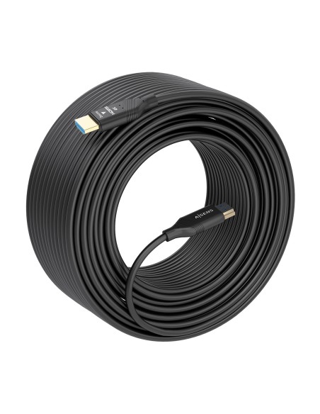 CABLE HDMI AISENS V2.0 OPTICO ACTIVO AOC 4K60HZ 18GBPS A M-A M 30M NEGRO