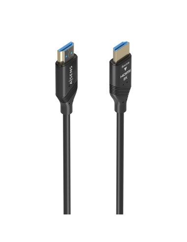 CABLE HDMI AISENS V2.1 OPTICO ACTIVO AOC 8K60HZ 48GBPS A M-A M 20M NEGRO