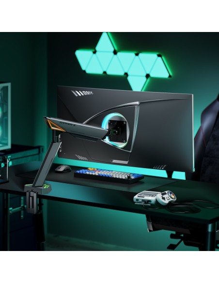 SOPORTE AISENS MESA RGB GAMING CONTRAPESO MONITOR (3 PIV 1 BRAZO) 17-49