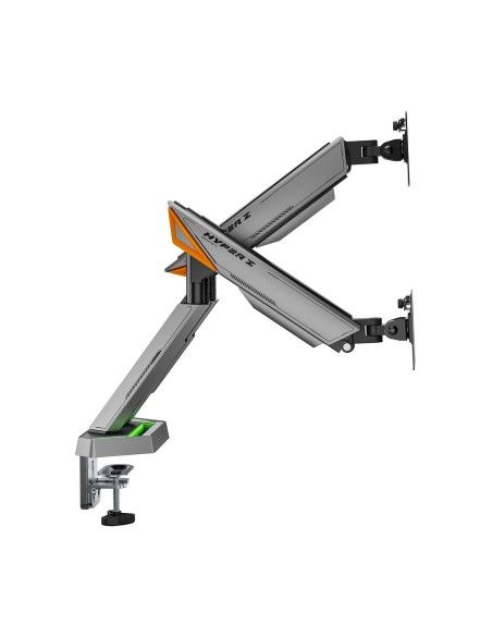 SOPORTE AISENS MESA RGB GAMING CONTRAPESO MONITOR (3 PIV 2 BRAZOS) 17-38